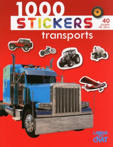 9782806304087: 1000 stickers transports (fond rouge)