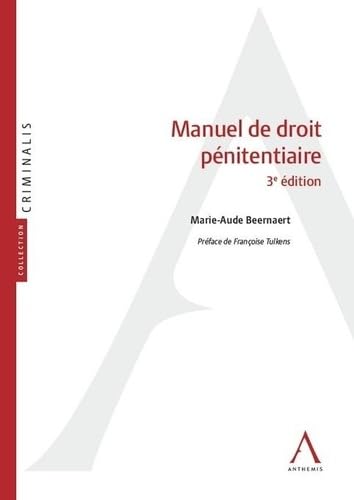 Stock image for Manuel de droit pnitentiaire for sale by Revaluation Books