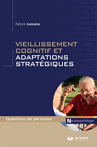 Beispielbild fr Vieillissement cognitif et variations stratgiques zum Verkauf von medimops