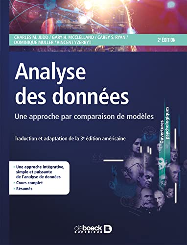 Beispielbild fr Analyse des donnes: Une approche par comparaison de modles zum Verkauf von Gallix