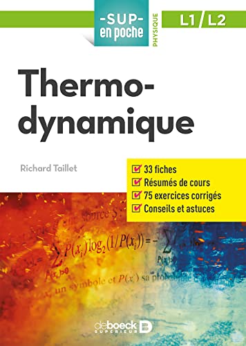 Beispielbild fr Thermodynamique zum Verkauf von Gallix