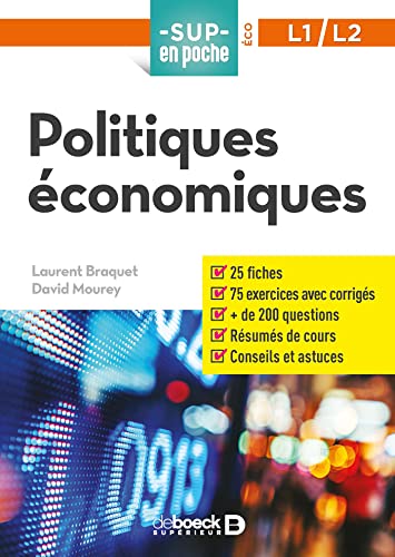 Stock image for Politiques conomiques for sale by medimops