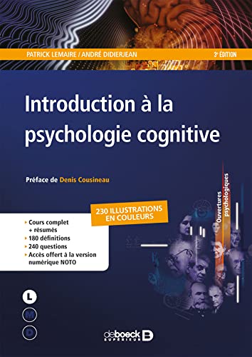 9782807307841: Introduction  la psychologie cognitive