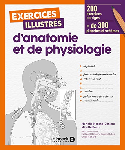 9782807315389: Exercices illustrs d'anatomie et de physiologie