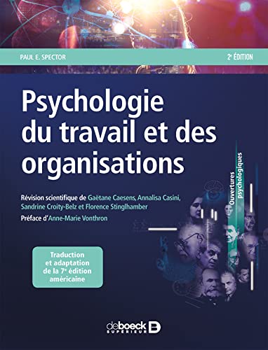 Beispielbild fr Psychologie du travail et des organisations (2020) zum Verkauf von medimops