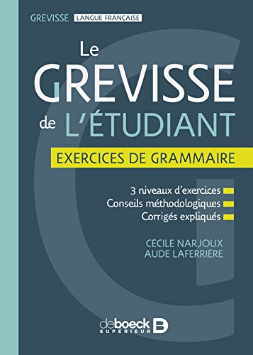 Stock image for Le Grevisse de l'tudiant - Exercices de grammaire for sale by medimops