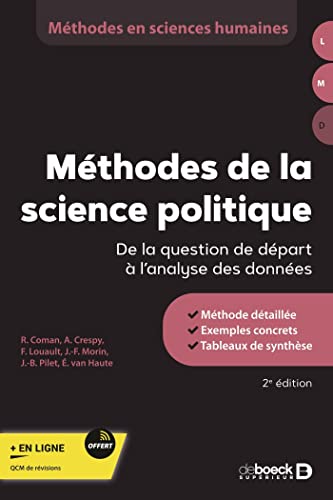 Stock image for Mthodes de la science politique: De la question de dpart  l'analyse des donnes for sale by GF Books, Inc.