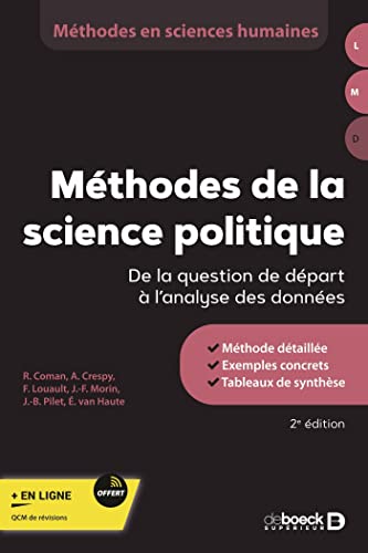 9782807337756: Mthodes de la science politique: De la question de dpart  l'analyse des donnes
