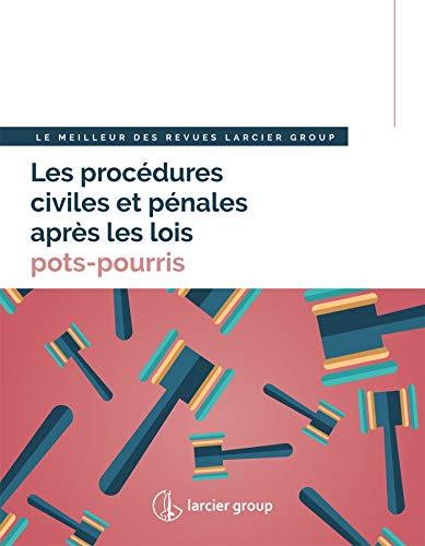 Stock image for Les procdures civiles et pnales aprs les lois pots-pourris [Broch] Collectif for sale by BIBLIO-NET