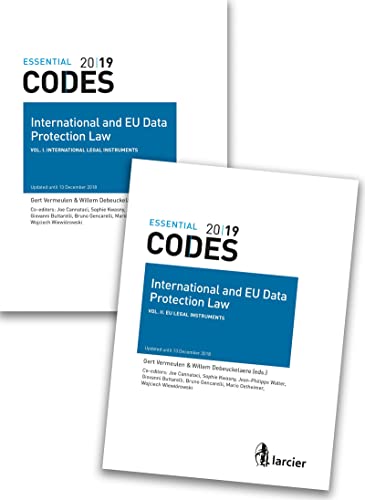 9782807912946: International and European Data Protection Law (G. Vermeulen): Essentieel Wetboek (2 deelen)