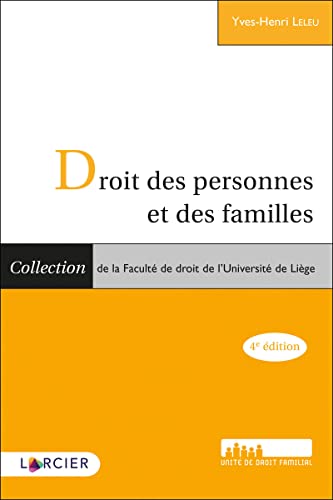 Stock image for Droit des personnes et des familles for sale by medimops