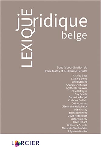 Beispielbild fr Lexique juridique belge zum Verkauf von Ammareal