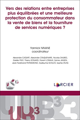 9782807926363: Vers des relations entre entreprises plus quilibres et une meilleure protection des consommateurs