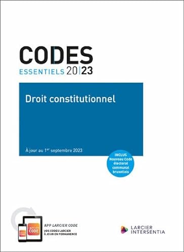 Beispielbild fr Codes essentiels 2023 - Droit constitutionnel zum Verkauf von medimops
