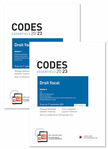 Beispielbild fr Codes essentiels 2023 - Droit fiscal (2 volumes) zum Verkauf von Gallix