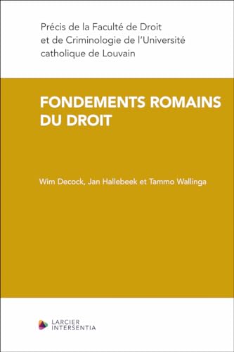 Beispielbild fr Fondements romains du droit zum Verkauf von Gallix