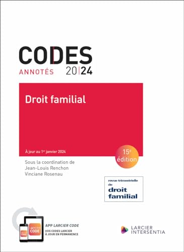 Stock image for codes annots : Droit familial : A jour au 1er janvier 2024 (dition 2024) for sale by Chapitre.com : livres et presse ancienne