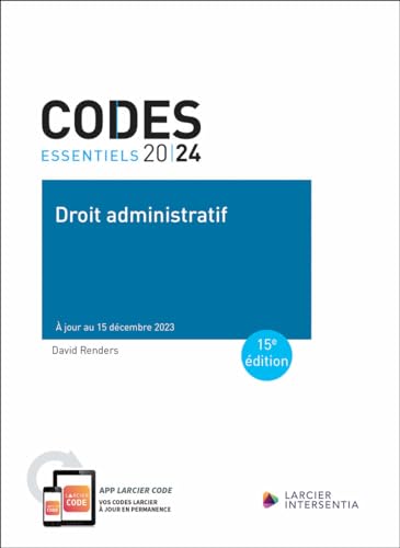 Beispielbild fr Code essentiel - Droit administratif 2024 -  jour au 15 dcembre 2023 zum Verkauf von Gallix