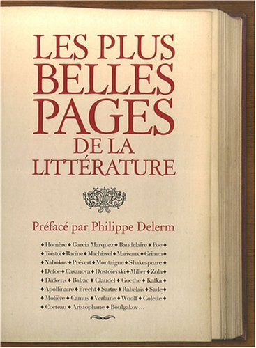 Stock image for Les plus belles pages de la littrature for sale by Ammareal