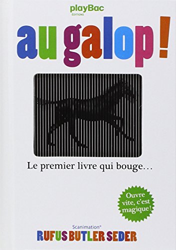 Stock image for Au Galop!: Le Premier Livre Qui Bouge. for sale by WorldofBooks