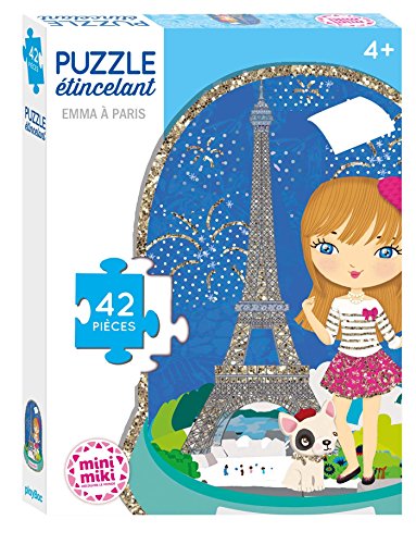 9782809660128: Puzzle tincelant Paris: Avec 42 pices scintillantes