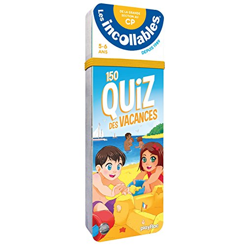 9782809661545: Les incollables - 150 quiz des vacances - De la grande section au CP- Cahier de vacances