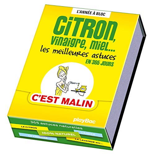 Beispielbild fr Calendrier Citron, vinaigre, miel. Les meilleures astuces 'C'est malin' en 365 jours -L'Anne  Bloc zum Verkauf von Ammareal