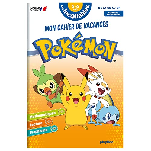 9782809675047: Cahier de vacances Pokémon - De la GS au CP - 5-6 ans