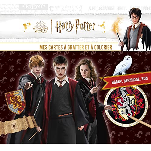 9782809678642: Harry Potter, mes cartes à gratter: Harry, Hermione, Ron