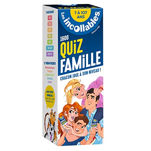 Stock image for LES INCOLLABLES - QUIZ FAMILLE for sale by Livre et Partition en Stock