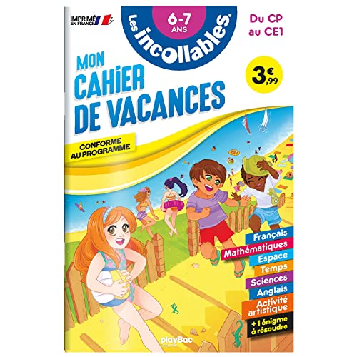 Stock image for Cahier de vacances - Les incollables - CP au CE1 - 6/7 ans for sale by Ammareal