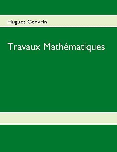 Stock image for Travaux Mathmatiques for sale by Buchpark