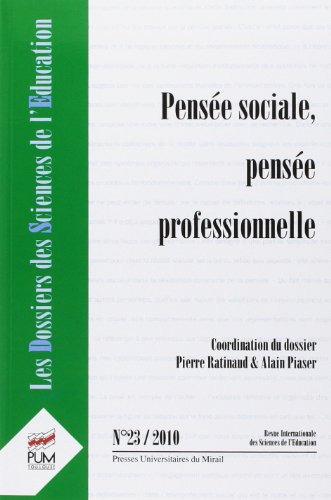 Beispielbild fr pense sociale pense professionnelle Jorro Anne zum Verkauf von BIBLIO-NET