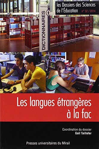 Stock image for LANGUES ETRANGERES A LA FAC for sale by Ammareal
