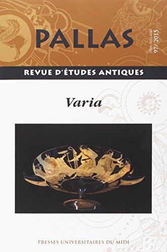 Beispielbild fr Pallas No 97 Varia zum Verkauf von Librairie La Canopee. Inc.