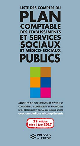 Stock image for Liste des comptes du plan comptable des ESMS publics for sale by medimops