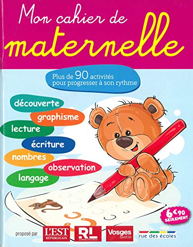 Beispielbild fr Mon cahier de maternelle zum Verkauf von medimops