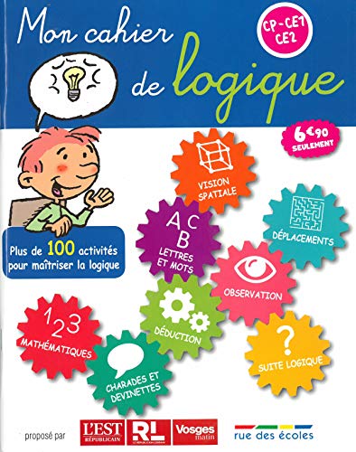 Stock image for Mon cahier de logique CP-CE1-CE2 for sale by Ammareal