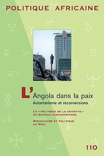 9782811100124: Politique Africaine N-110-L'Angola dans la paix