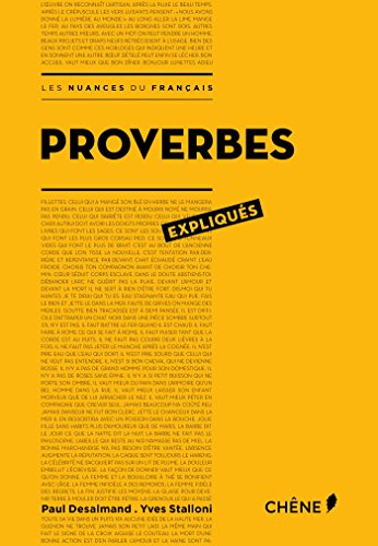 Imagen de archivo de Proverbes expliqu s a la venta por WorldofBooks