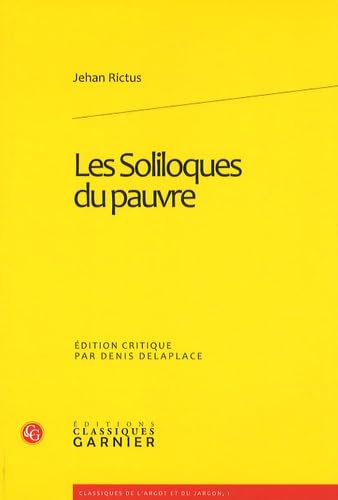 Beispielbild fr Les soliloques du pauvre zum Verkauf von Chapitre.com : livres et presse ancienne