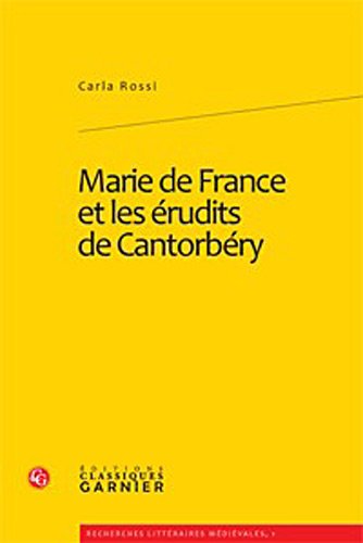 9782812400421: Marie De France Et Les Erudits De Cantorbery