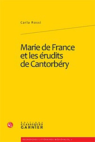 Stock image for Marie de France et les rudits de Cantorbry for sale by Chapitre.com : livres et presse ancienne