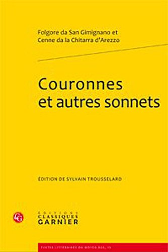 Beispielbild fr Couronnes et autres sonnets zum Verkauf von Chapitre.com : livres et presse ancienne