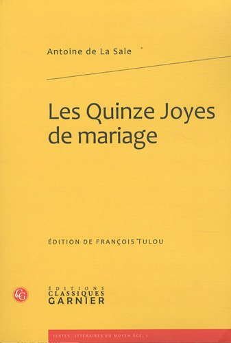 Beispielbild fr Les quinze joyes de mariage zum Verkauf von Chapitre.com : livres et presse ancienne