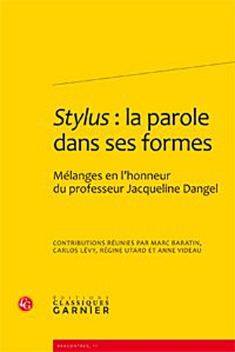 Beispielbild fr Stylus zum Verkauf von Chapitre.com : livres et presse ancienne