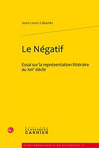 Beispielbild fr Le ngatif zum Verkauf von Chapitre.com : livres et presse ancienne