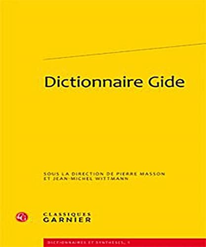 Beispielbild fr Dictionnaire Gide zum Verkauf von Gallix