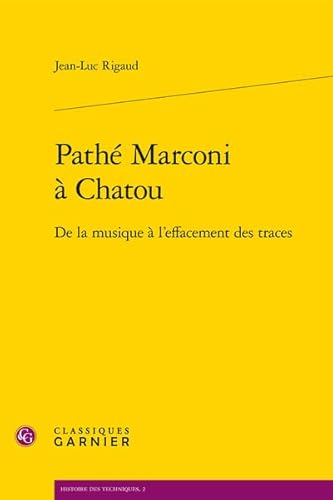 Stock image for Path Marconi  Chatou: De la musique  l'effacement des traces for sale by Gallix