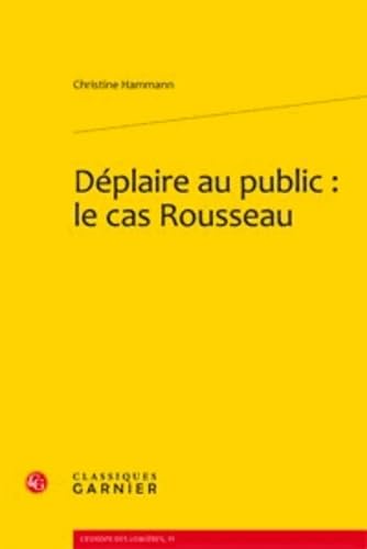 Stock image for Dplaire au public : le cas Rousseau for sale by Gallix